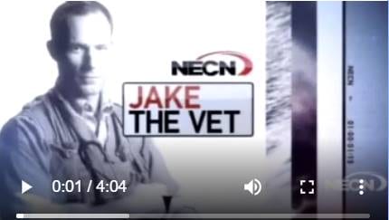 Video thumbnail with a news channel logo and a title card, showing a man in a gray jacket
