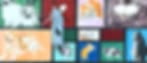 Very small blurry image of a collage of several small photo tiles